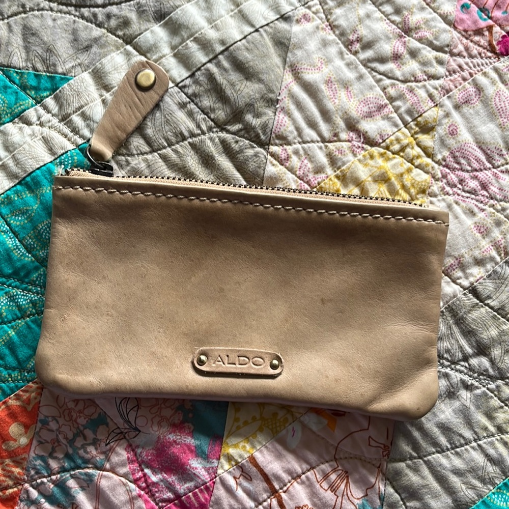Aldo leather coin purse.